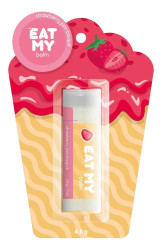 Бальзам для губ Eat My Бисквит с клубничным джемом strawberry jam bisquit 4,8 гр - фото