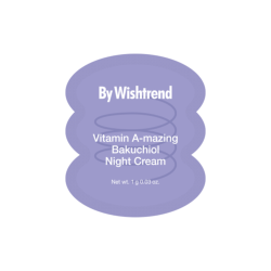 ПРОБНИК Ночной крем с ретинолом и бакучиолом - By Wishtrend Vitamin A-mazing Bakuchiol Night Cream - фото